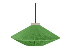 Suspensión TOSEL ,metal-fibra,natural,A90xD60x P 60cm