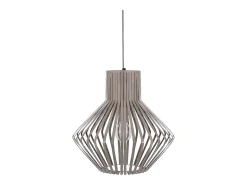 Suspensión TOSEL ,metal,Gris ,A 90x D36xP36cm