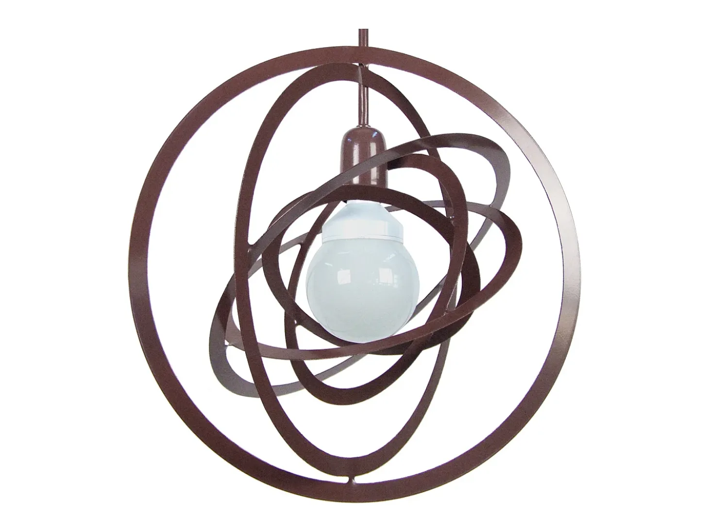 Suspensión TOSEL ,metal,Marrón, A100xD40xP 40cm