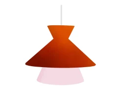 Suspensión TOSEL ,metal,Naranja,A110xD 20x P 20 cm