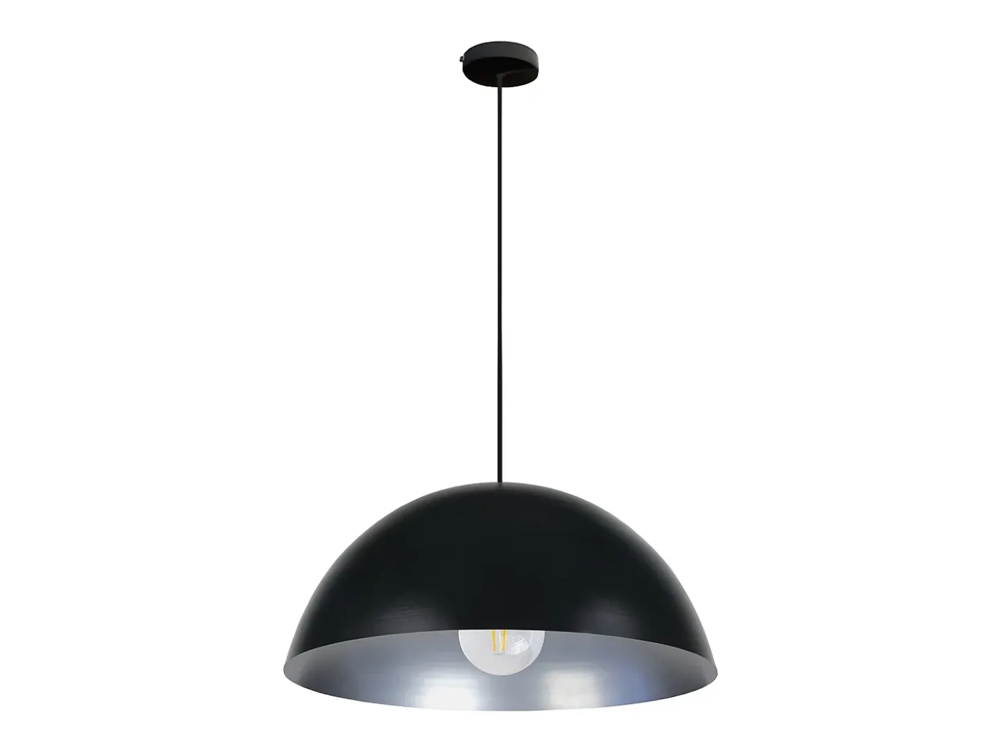 Suspensión TOSEL ,metal,Negro ,A78xD42,5xP42,5 cm