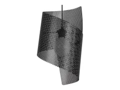 Suspensión TOSEL ,metal,Negro ,A110xD 25xP25cm