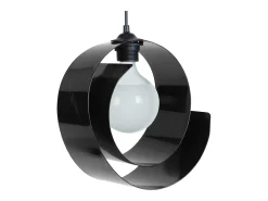 Suspensión TOSEL ,metal,Negro , A86xD28xP 28cm