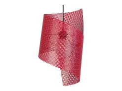 Suspensión TOSEL ,metal,Rojo,A110xD25xP 25cm