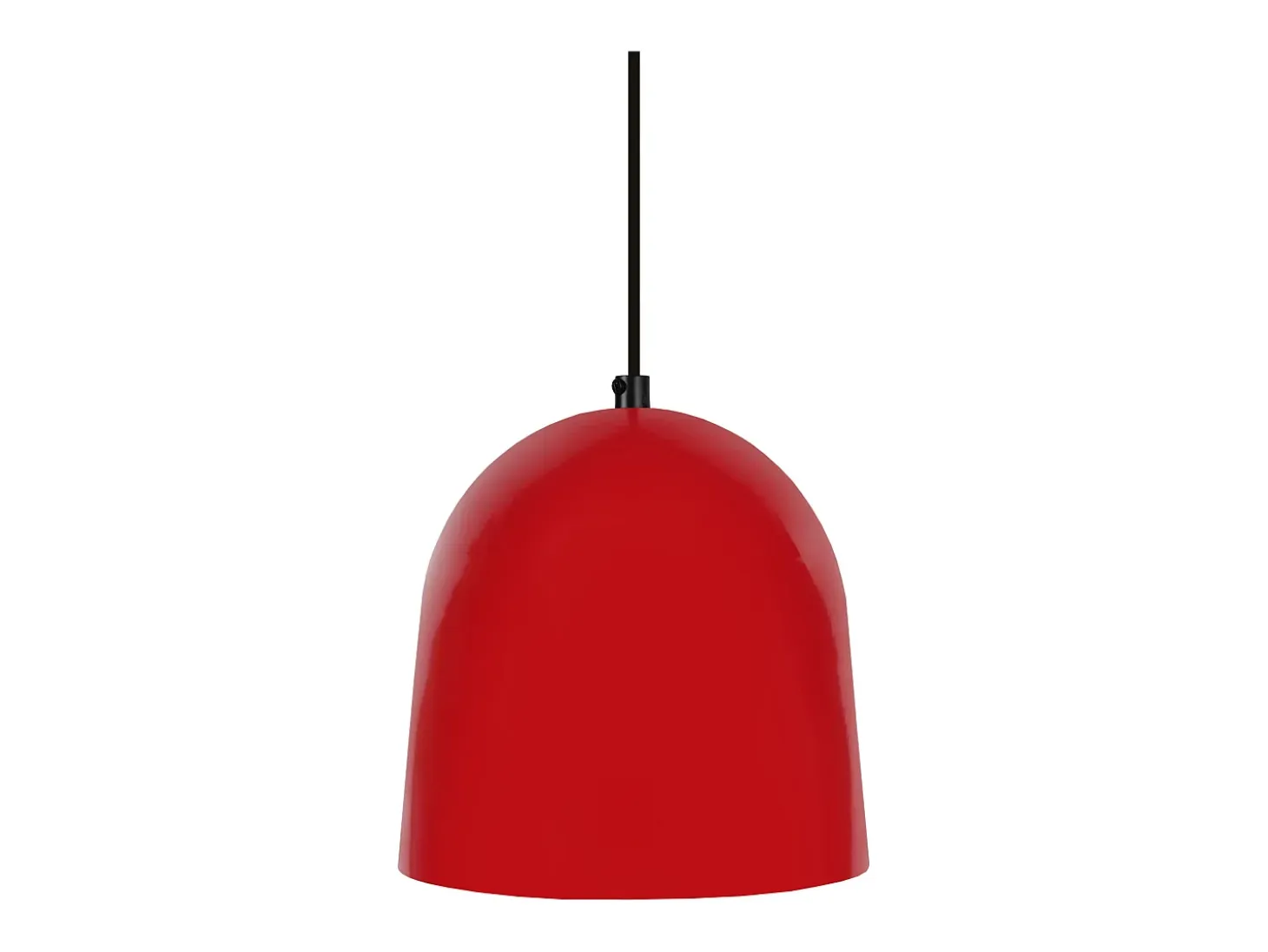 Suspensión TOSEL ,metal,Rojo,A80x D 17xP17cm