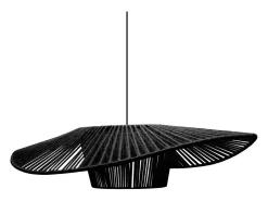 Suspensión TOSEL ,tela,Negro ,A70xD55xP60cm