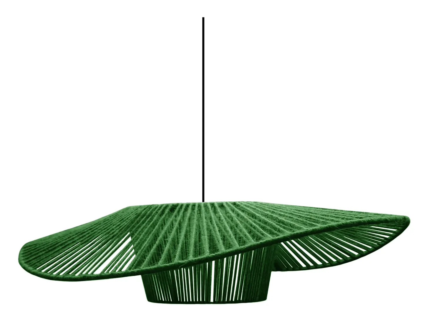 Suspensión TOSEL ,tela,Negro, A 70xD35xP40cm
