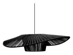 Suspensión TOSEL ,tela,Negro ,A80xD75xP80cm