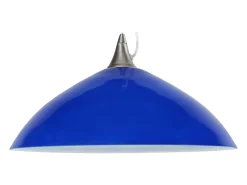 Suspensión TOSEL ,vidrio,Azul ,A 77xD38xP38cm