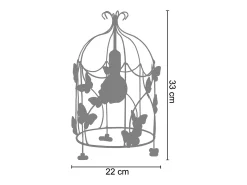 Suspensión TOSEL ,vidrio,Azul ,A80xD25xP25cm