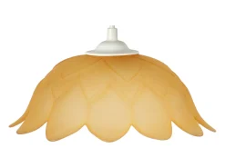 Suspensión TOSEL ,vidrio,Beige,A74xD20xP20 cm