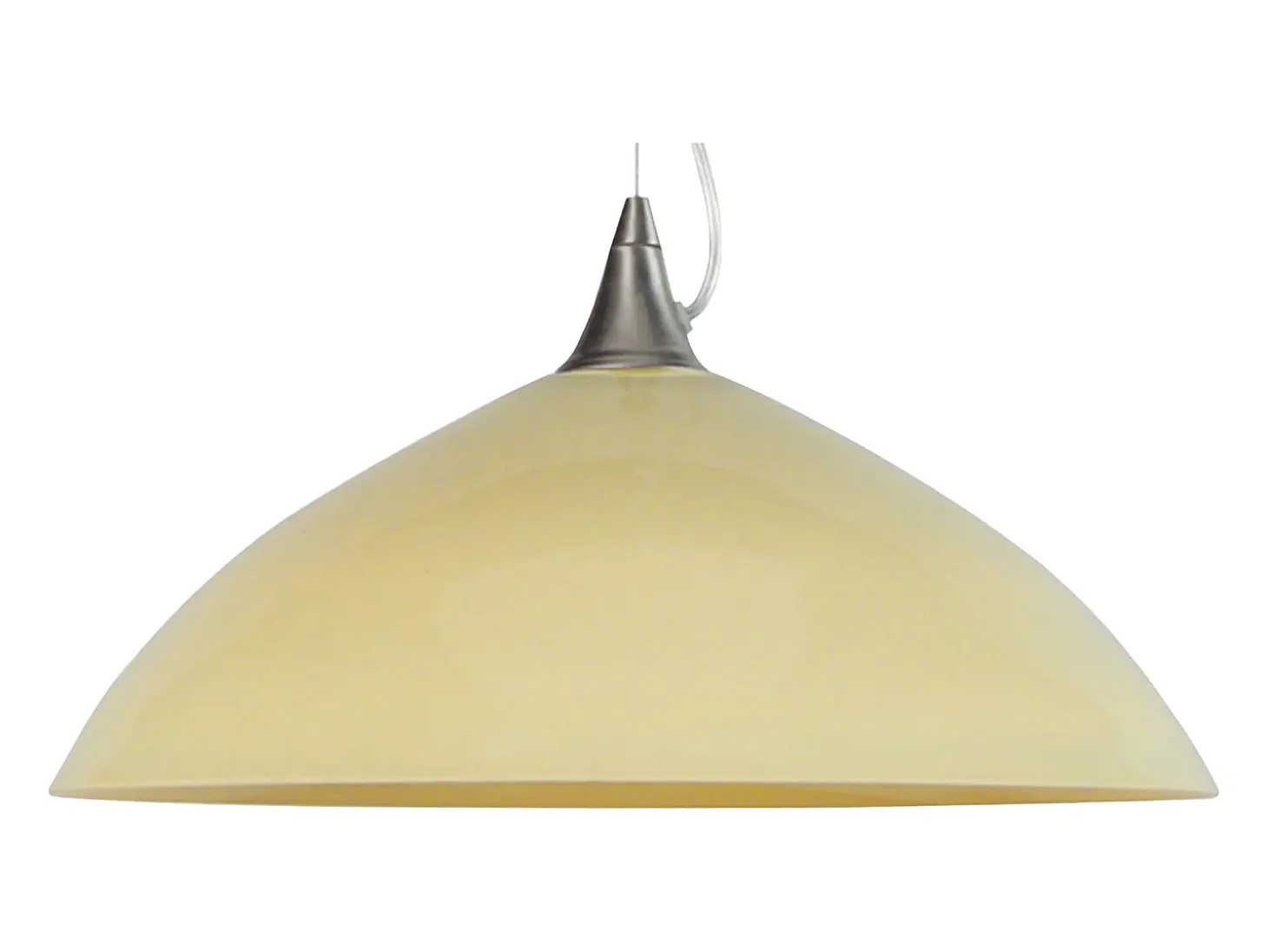 Suspensión TOSEL ,vidrio,Beige,A77x D38xP38cm