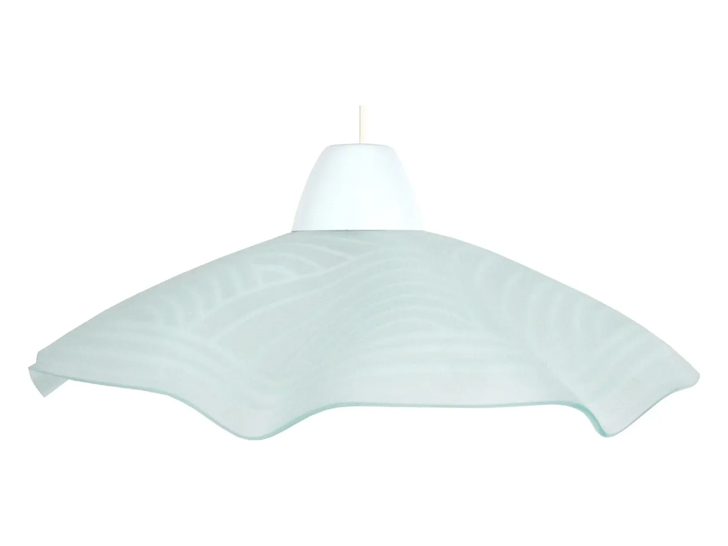 Suspensión TOSEL ,vidrio,Gris ,A74xD45xP45cm