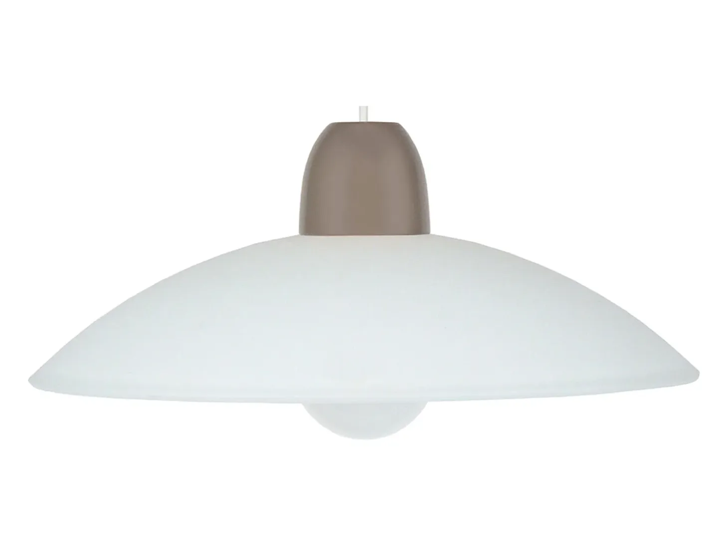 Suspensión TOSEL ,vidrio,Gris , A 70xD42xP42cm