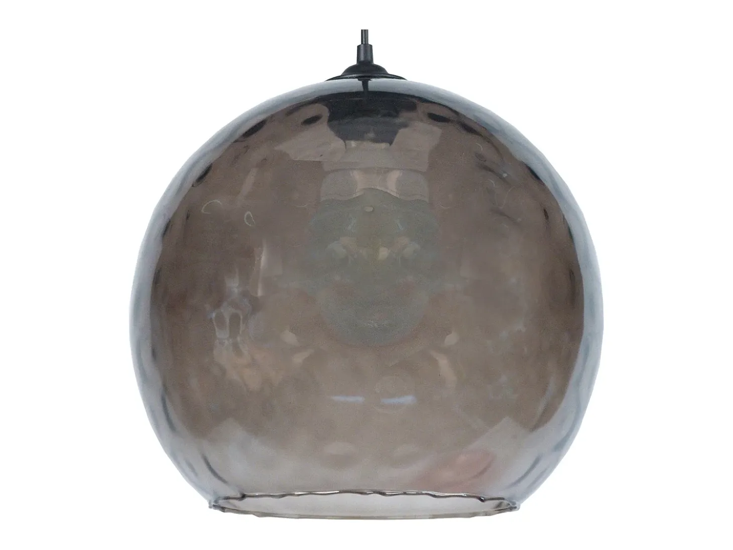 Suspensión TOSEL ,vidrio,Negro ,A85xD30xP30cm