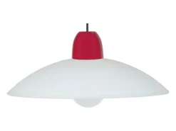 Suspensión TOSEL ,vidrio,Rojo,A 70xD42xP42cm