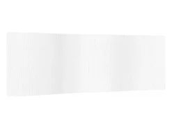 Tabique divisorio blanco 165x600 cm bambú