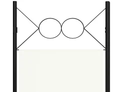 Tabique divisorio blanco de 4 paneles 160x180 cm