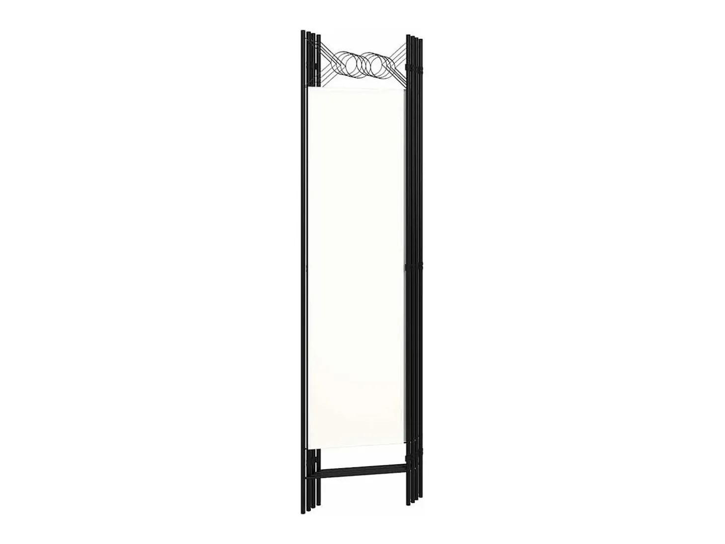 Tabique divisorio blanco de 4 paneles 160x180 cm