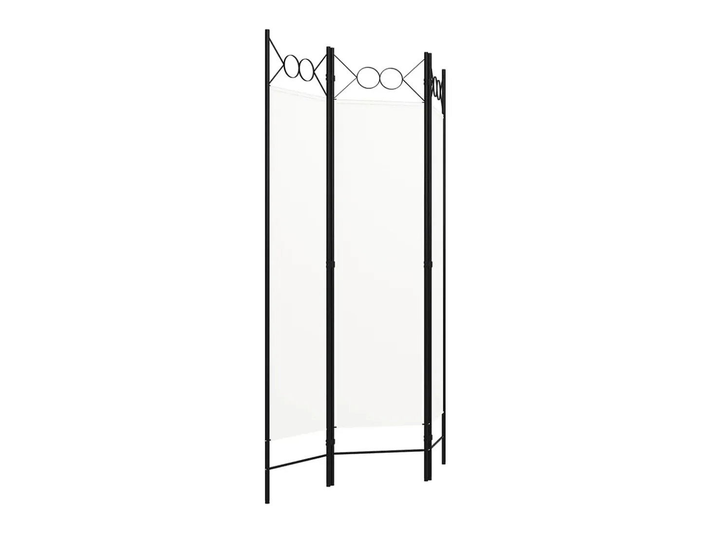 Tabique divisorio blanco de 3 paneles 120x180 cm