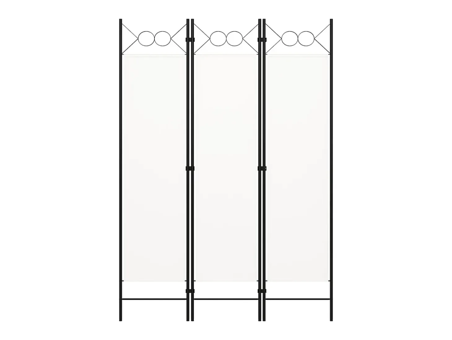 Tabique divisorio blanco de 3 paneles 120x180 cm