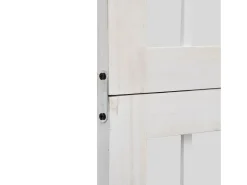 Tabique divisorio de 6 paneles en madera maciza de paulownia blanca