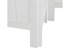 Tabique divisorio de 5 paneles en madera maciza de paulownia blanca