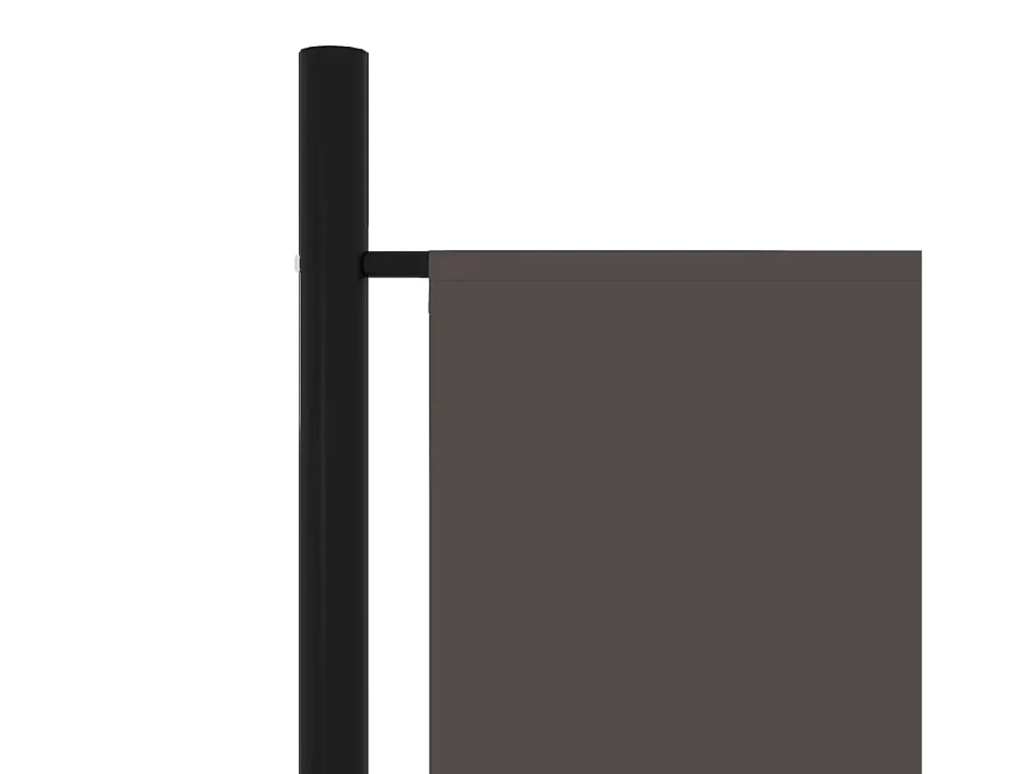 Tabique divisorio de 5 paneles Antracita 250x180 cm