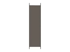 Tabique divisorio de 6 paneles Antracita 300x200 cm Tejido