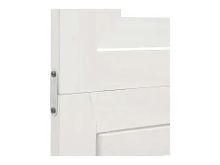 Tabique divisorio de 5 paneles en madera maciza de paulownia blanca
