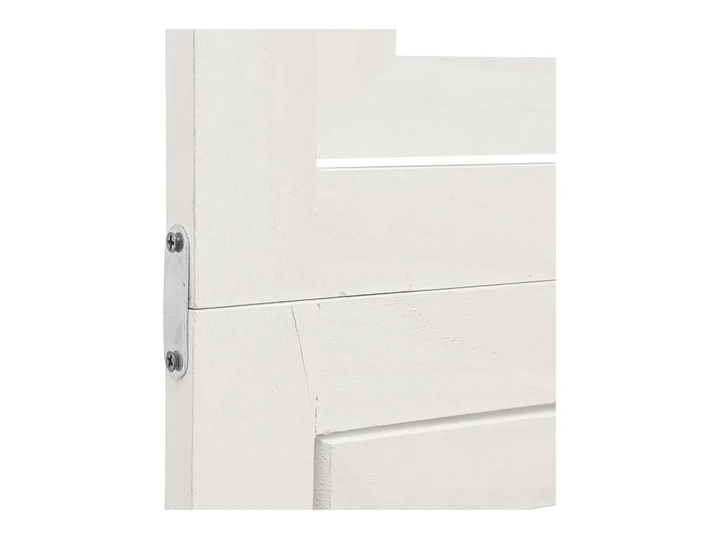 Tabique divisorio de 5 paneles en madera maciza de paulownia blanca