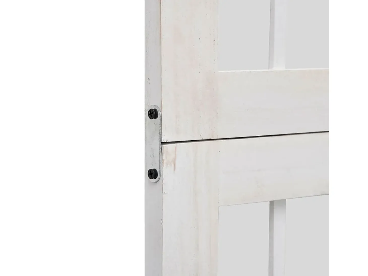 Tabique divisorio de 5 paneles en madera maciza de paulownia blanca
