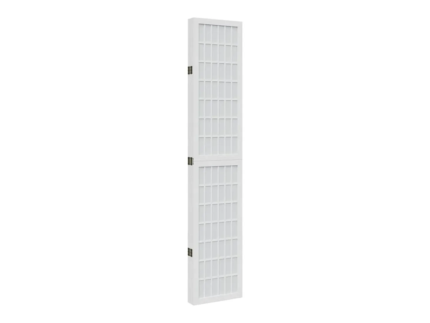 Tabique divisorio de 5 paneles en madera maciza de paulownia blanca