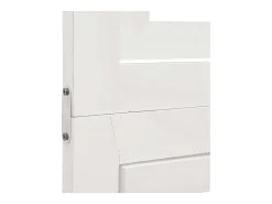 Tabique divisorio de 5 paneles en madera maciza de paulownia blanca