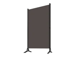 Tabique divisorio de 3 paneles Antracita 260x180 cm