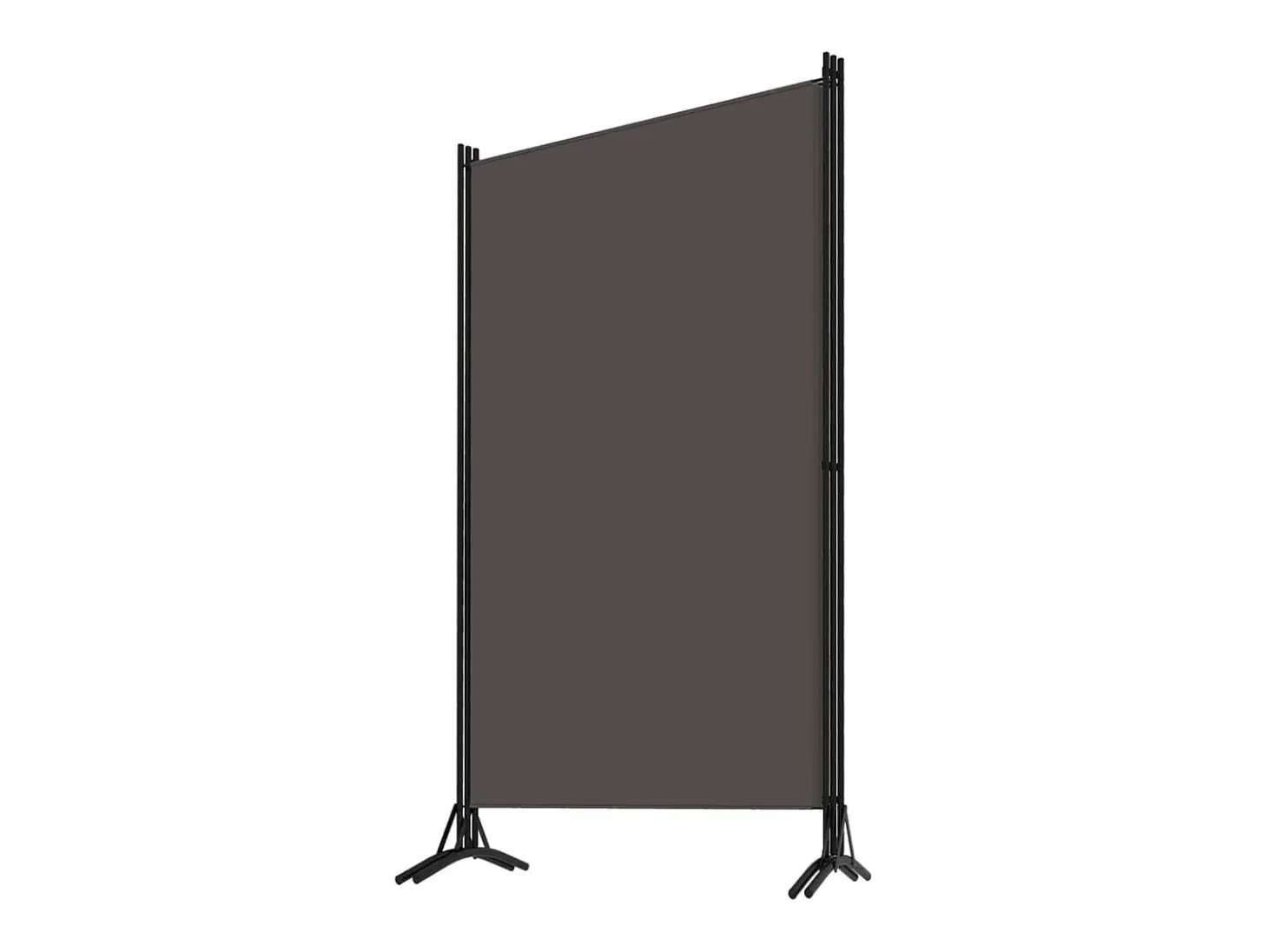 Tabique divisorio de 3 paneles Antracita 260x180 cm