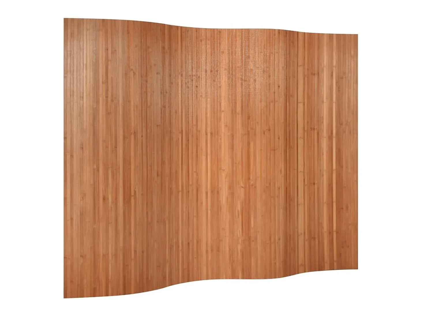Tabique divisorio marrón 165x250 cm bambú