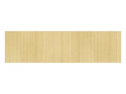 Tabique divisorio natural claro 165x600 cm bambú