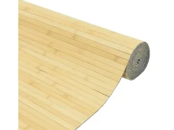 Tabique divisorio natural claro 165x800 cm bambú