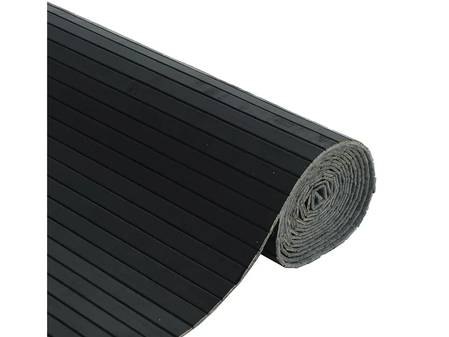 Tabique divisorio negro 165x600 cm bambú