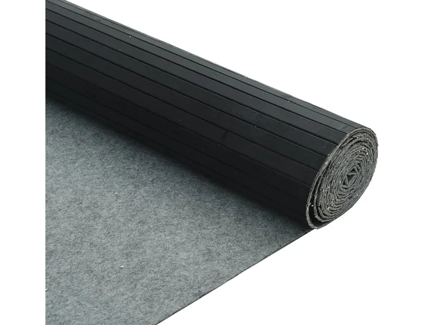 Tabique divisorio negro 165x800 cm bambú