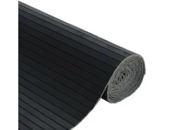 Tabique divisorio negro 165x800 cm bambú