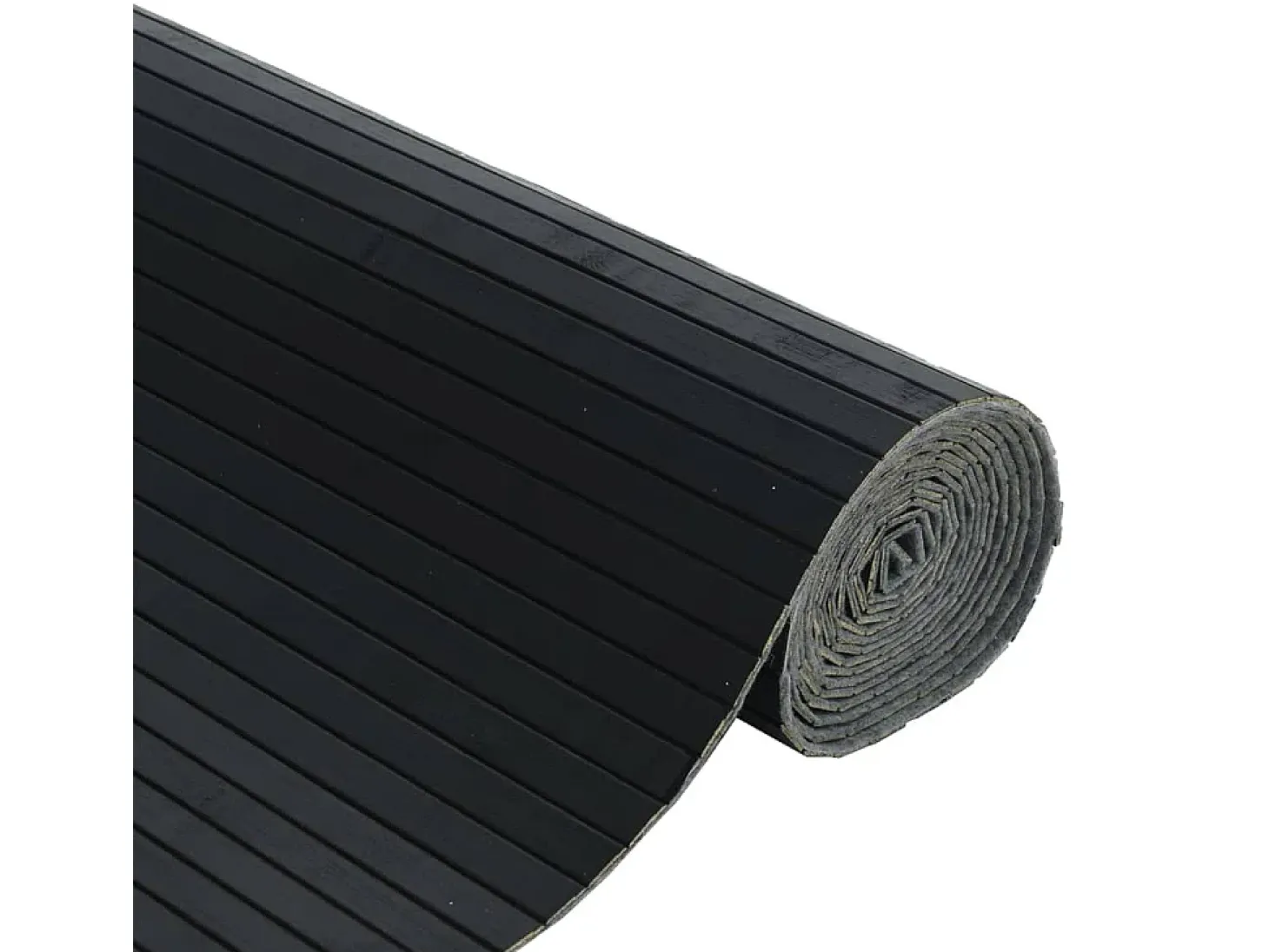 Tabique divisorio negro 165x800 cm bambú