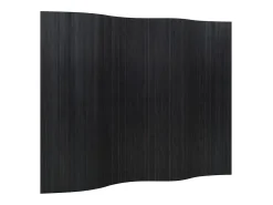 Tabique divisorio negro 165x250 cm bambú