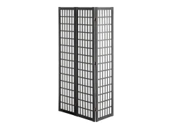 Tabique Divisorio SucceBuy, Tabique Divisorio Japonés de 3 Paneles, Tabique Japonés Portátil, de Madera, Gira 360°, 120,5 x 170 x 1,9 cm, para Separar Habitaciones