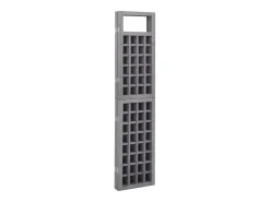 Tabique divisorio/celosía de 3 paneles de madera maciza de abeto