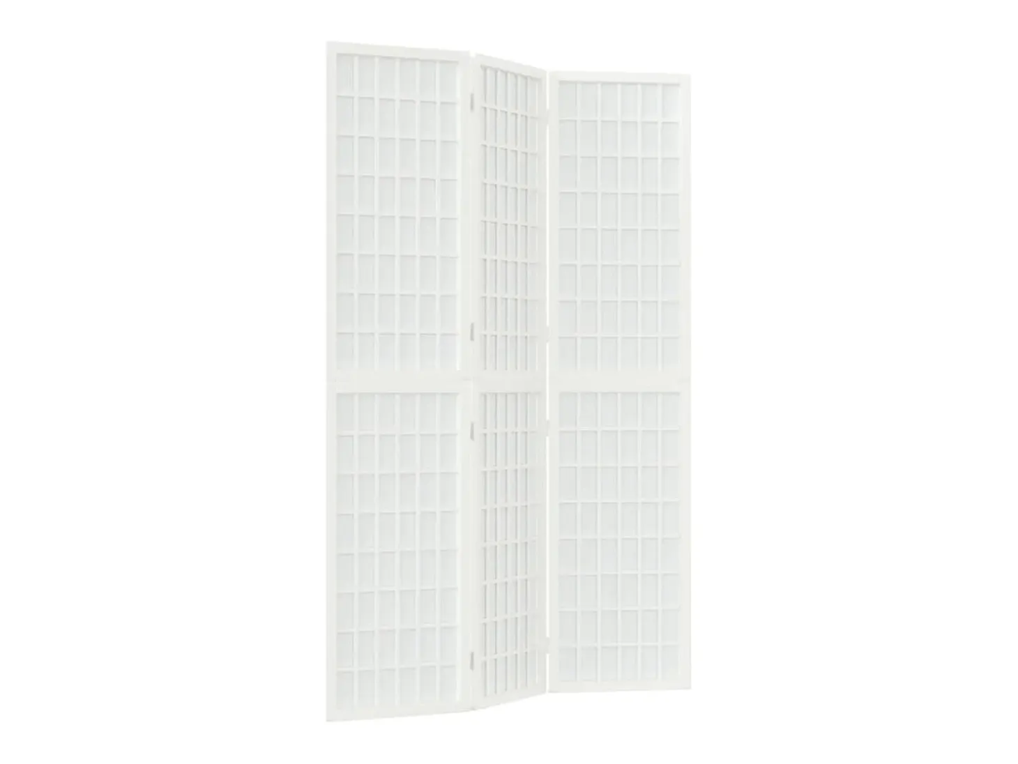 Tabique plegable 3 paneles 120x170 cm Blanco