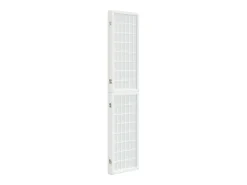 Tabique plegable 3 paneles 120x170 cm Blanco