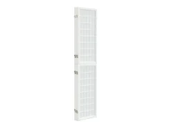 Tabique plegable 4 paneles 160x170 cm Blanco