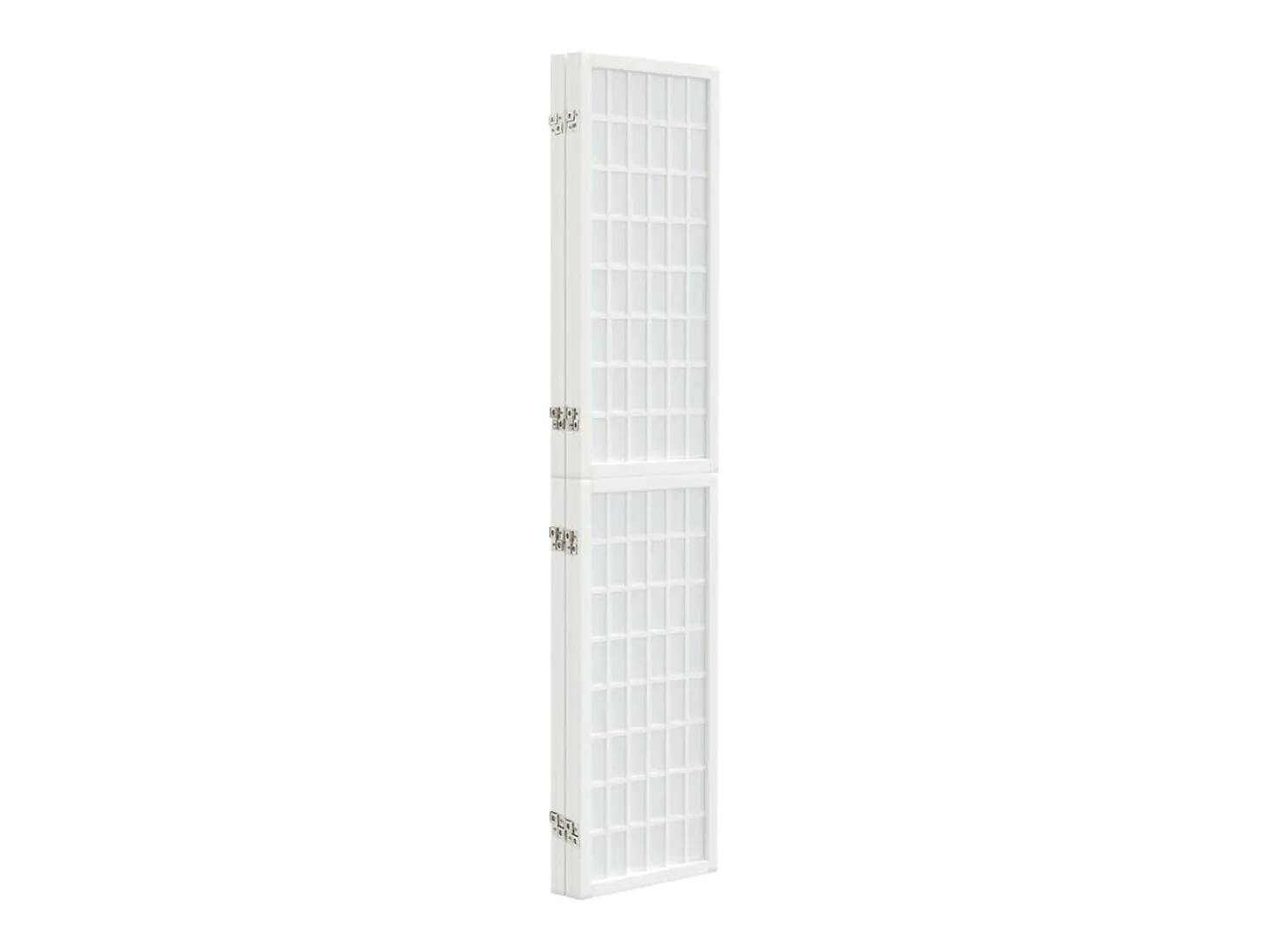 Tabique plegable 4 paneles 160x170 cm Blanco